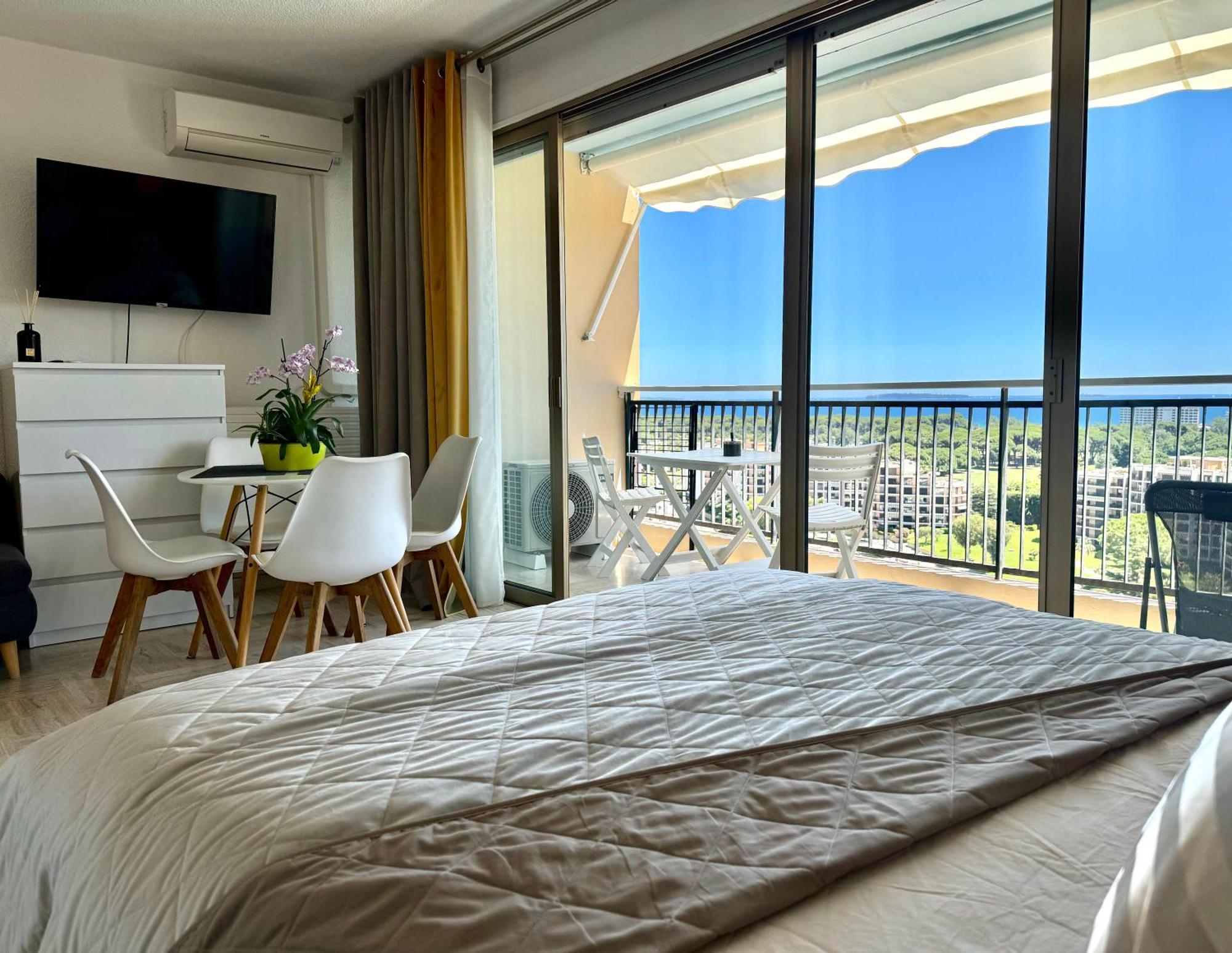 מאנדליה-לה-נאפול My Resid Appart Cannes Marina Vue Mer מראה חיצוני תמונה