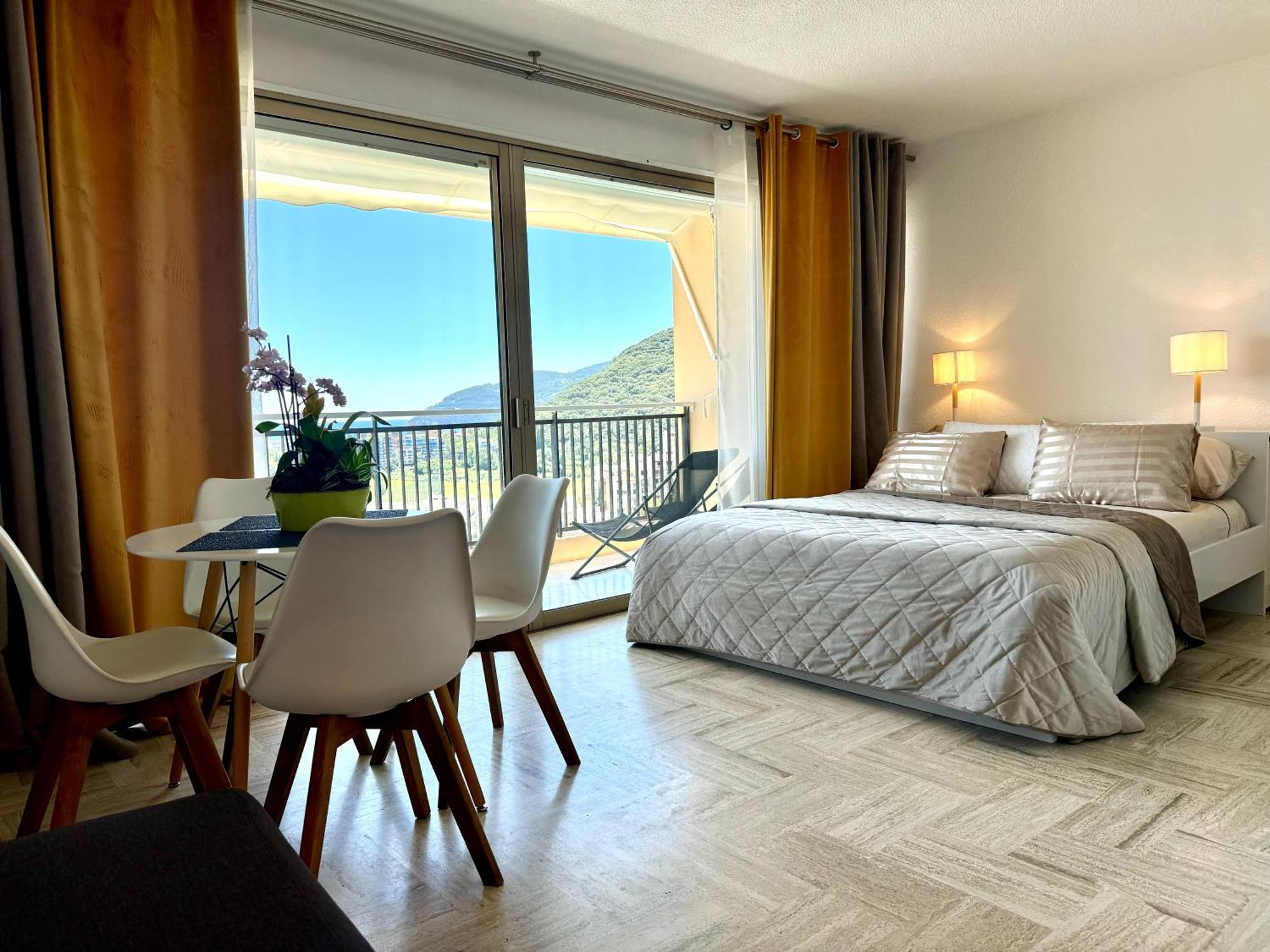 מאנדליה-לה-נאפול My Resid Appart Cannes Marina Vue Mer מראה חיצוני תמונה